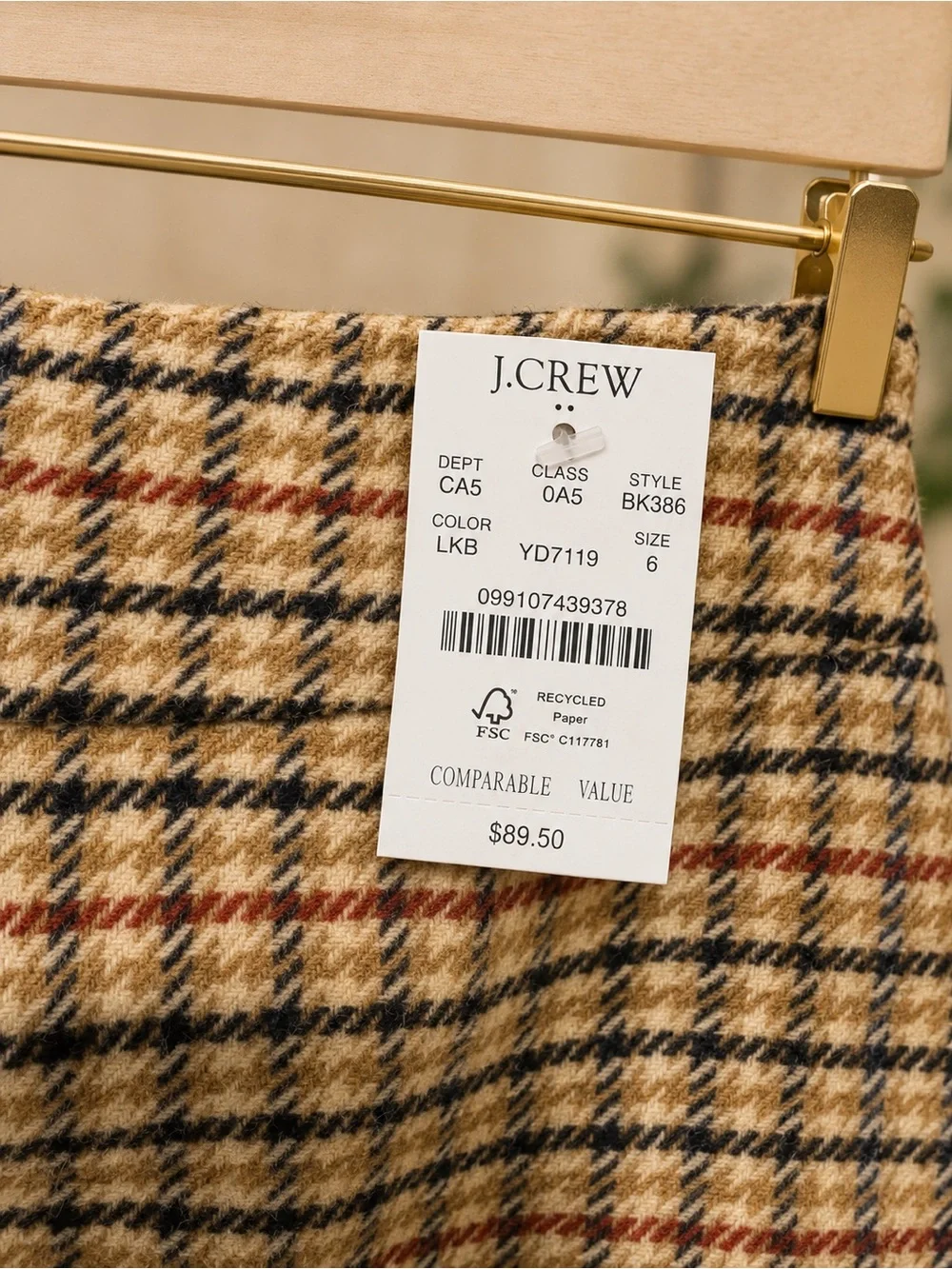 J. Crew Women wool Mini Skirt ✨